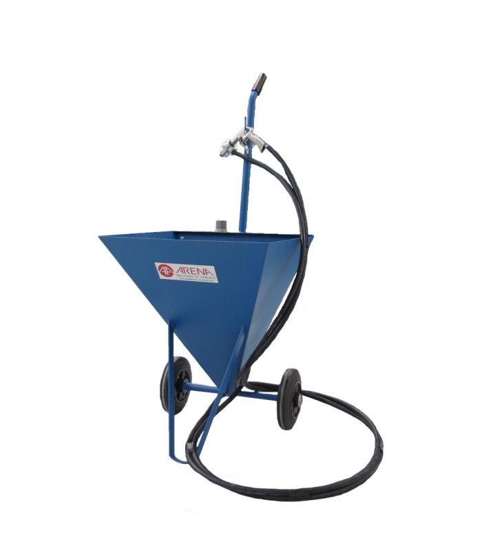 Sandblasting gun with trolley P200CH