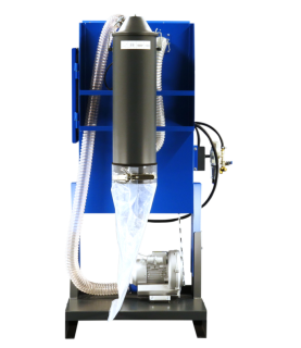 Cabine de sablage microbillage à dépression ARENA DC600 vue de dos