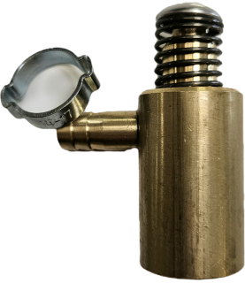 Brass control valve - CMI 25 - for ARENA blast cabinets