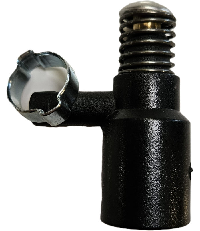 Vanne plastique noire de commande standard - CMI 21 - Pour cabine de sablage ARENA BLAST