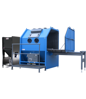 Cabine de sablage industrielle de grande taille PF 1515E | ARENA BLAST