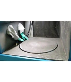 PL900 turntable option for ARENA sandblasting cabinets