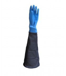 handle with high-strength latex glove for ARENA sandblasting booth