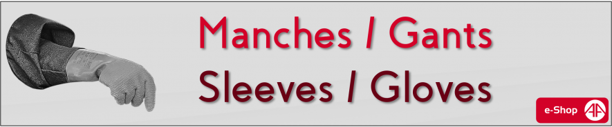 Manches et gants pour cabines de sablage ou dépoussiérage | ARENA BLAST