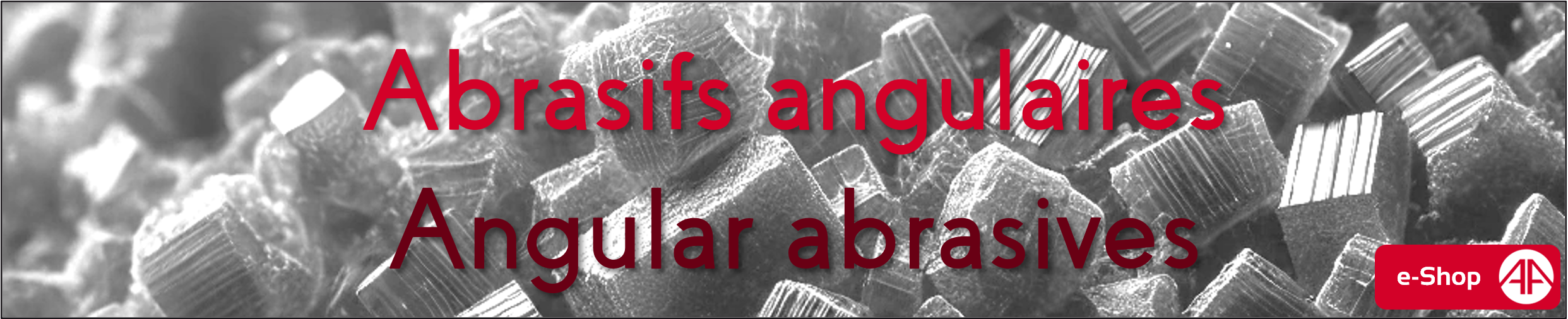 Angular abrasives