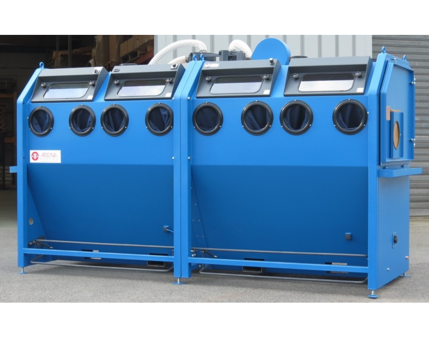 Cabine de sablage sur mesure